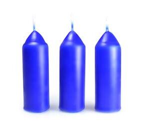 3 Bougies de rechange pour ORIGINAL LANTERN bleues