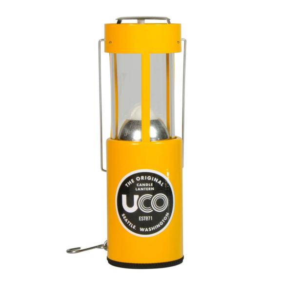 Lanterne UCO Original camping + bougie - Jaune
