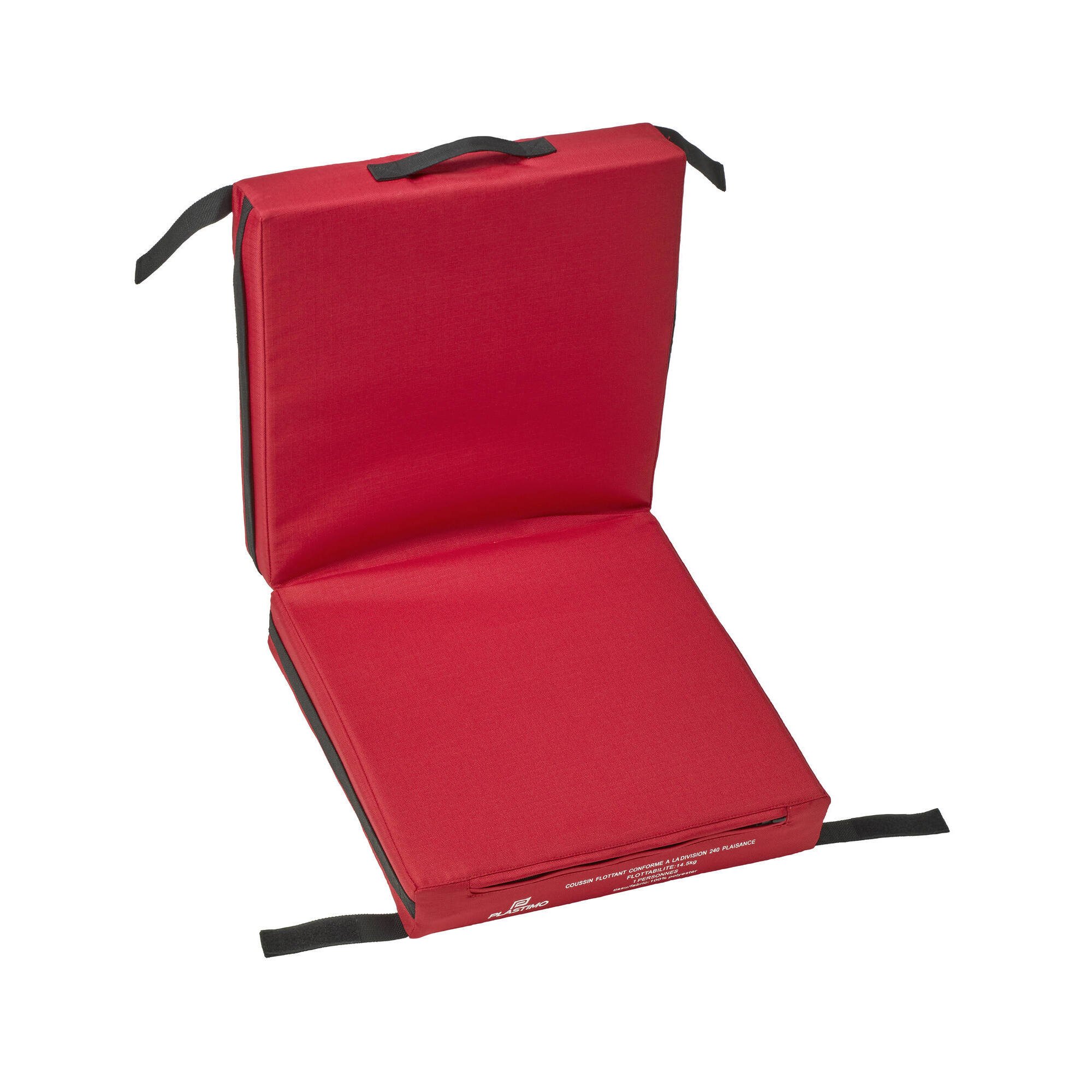 6999ef572563e397230200-PLASTIMO_70600_detail_HD_pdt Coussin flottant rouge, double, 1 personne